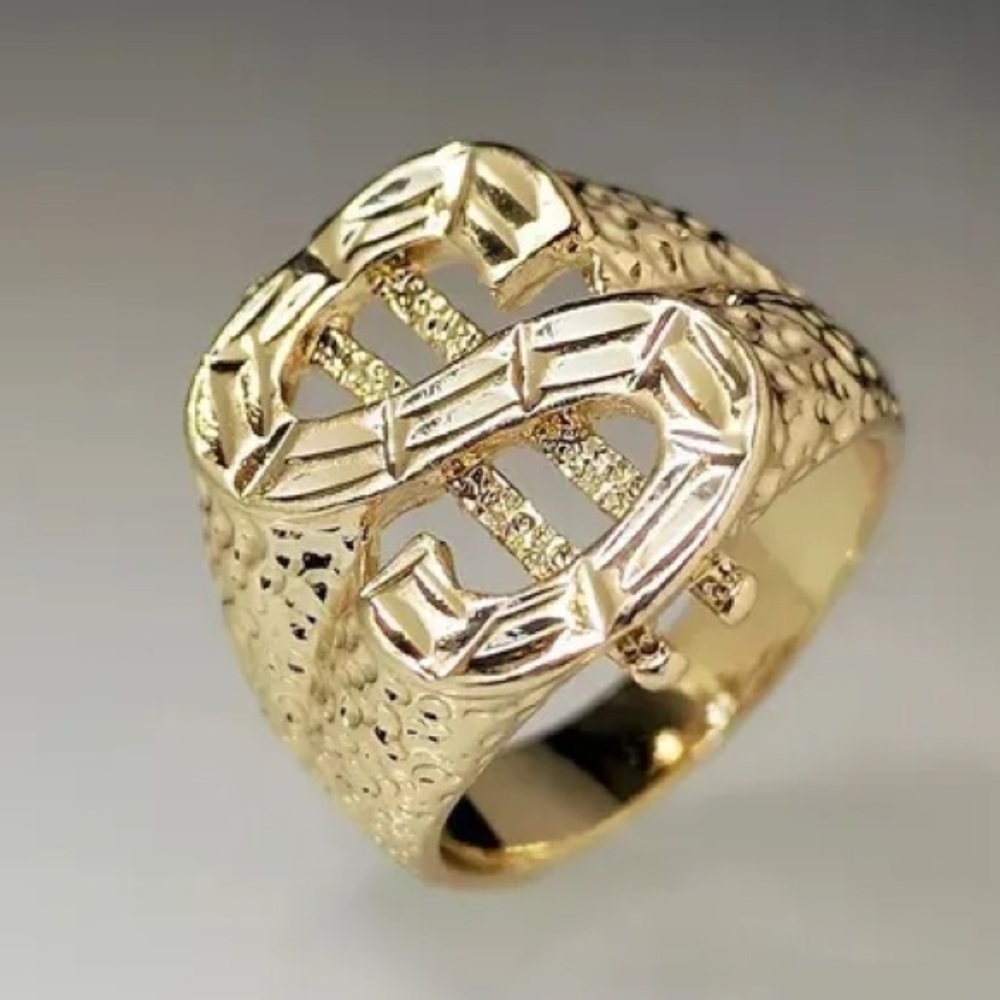 Gold plated men’s Gold Ring size:9